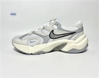 Nike AL8 Premium Leather Suede Retro Trainers White Silver Chunky Various Sizes