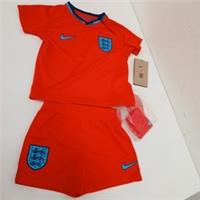 Nike Toddler Football Kit 12-18 Months Red 3 Lions England FPL-WRDC