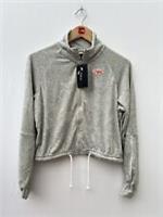 Nike Sportswear Retro Femme Terry Full Zip Jacket DD2141-050 Gray Womens Small