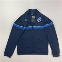 PORTSMOUTH FC Track Jacket XL 13-15 Years Blue Boys Logo Full Zip Pompey