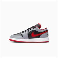 NIKE Air Jordan 1 Low Black Cement Fire Red - 553560-060