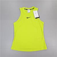 NIKE Womens Tank Top Green Small Tennis Court Dri Fit Advantage FD5672 389 - S Regular