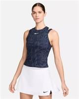 NIKE Womens Tennis Tank Top Navy Blue Medium Court Slam FD5645 451 - M Regular