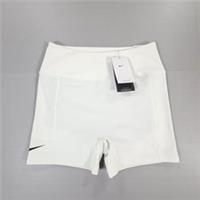 Nike Womens Tennis Shorts White Medium Court Advantage Ball Leak FD5663 100 - M Regular