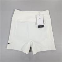 Nike Womens Tennis Shorts White Small Court Advantage Ball Leak FD5663 100 - S Regular