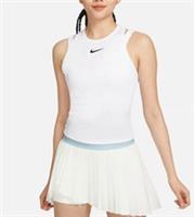 NIKE Womens Tennis Tank Top White Medium Court Slam NWOT FD5655 100 - M Regular