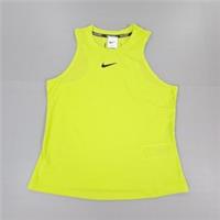 NIKE Womens Tank Top Green Medium Tennis Court Dri Fit Advantage FD5672 389 - M Regular