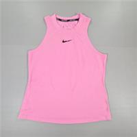 NIKE Womens Tank Top Pink Medium Tennis Court Dri Fit Advantage FD5672 675 - M Regular