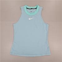 NIKE Womens Tank Top Blue Small Tennis Court Dri Fit Advantage FD5672 464 - S Regular