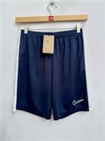 Nike Dri-FIT Academy Football Shorts Navy Blue Kids Youth Large Polyester NWT