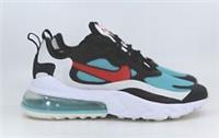 Nike Womens Air Max 270 React Black Chile Red Bleached Aqua DA4288-001