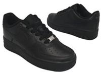 Nike Air Force 1 Shoes Trainers Size 3 - 4 Triple Black 314192 009