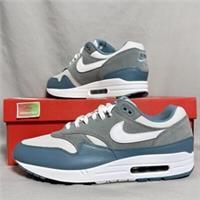 Nike Air Max 1 SC UK12 FB9660-001 Photon Dust White Cool Grey EUR47.5 US13 Blue