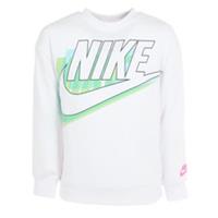 NIKE Active Unisex White Crew Neck Jumper Age 4-5 Years NEW