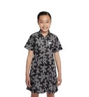Nike Printed Dress Girls Large L 12-13yrs Sportswear Short Sleeve Frock New