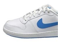 Nike Ebernon Low Trainers Mens 9.5, 11.5 UK Sneakers WHITE UNIVERSITY BLUE