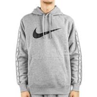 Nike Repeat Hoodie Mens Medium M Training Pullover Sweatshirt Activewear Grey - M Regular
