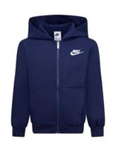 Nike Club Full Zip Hoodie Kids Medium 10-12yrs Fleece Activewear Sport M New