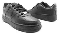 Nike Air Force 1 LE KIDS Shoes Trainers UK Size 13.5 - 2.5 FV5951 001 BLACK