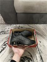 Nike Shox R4 GS Triple Black Trainers Shoes BNIB Size 5uk CW2626-003