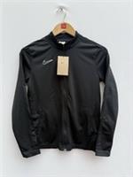 Nike Dri-Fit Academy23 Black Track Jacket Kids Full Zip Football Training Top L