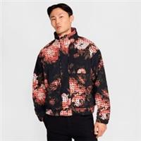 Nike Tech Pack Therma Repel Oversized Jacket Coat Black Red Roses Size Medium - M Regular