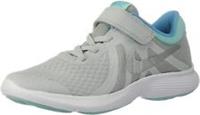 NIKE REVOLUTION 4 (PSV) UNISEX KIDS SNEAKERS TRAINERS SILVER UK 13.5-1 -1.5 -2.5