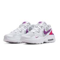 NIKE AIR MAX FUSION (GS) KIDS JUNIOR WHITE PURPLE TRAINERS SNEAKERS SHOES NEW
