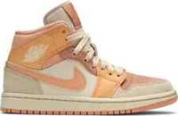 Wmns Nike Air Jordan 1 Mid - Apricot Orange UK 7 US 9.5