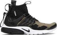Nike Air Presto Mid Acronym Olive - Med Olive/Black-Dust 3XS UK 5.5-6 US 6-7