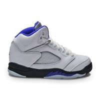 Kids Nike Air Jordan 5 Retro (PS) - 440889 141 - White Dark Concord Black