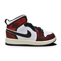 Kids Nike Air Jordan 1 Mid SE (PS) - FB0567 006 - Black Infrared 23 White Sail