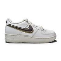 Juniors Nike Air Force 1 LV8 (GS) DH9595 001 Off Noir Metallic Pewter Gold