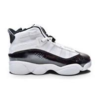 Juniors Nike Air Jordan 6 Rings (GS) - 323419 104 - White Black Dark Concord Cle