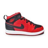 Kids Nike Jordan 1 Mid (PS) - 640734 660 - Gym Red Black White