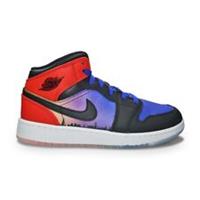 Juniors Nike Air Jordan 1 Mid Skyline (GS) - DX4379 400 - Concord Black