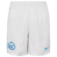 Nike Zenit St. Petersburg Stretch Waist Graphic Logo White Kids Sports Shorts 40