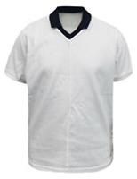 Nike Logo Kids White/Navy Polo Shirt