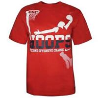 Nike "Hoops" Kids Red T-Shirt