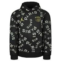 Nike Paris Saint-Germain Lng Sleve Black Pullover Kids Printed Hoodie DC8925 010