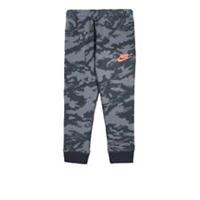 NIKE Kids Fleece Camo Print Joggers Track Pants Smoke Grey Size S/Age 4-5