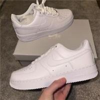 Nike Air Force 1 Low '07 White - Size 10 UK New - FREE UK NEXT DAY DELIVERY!