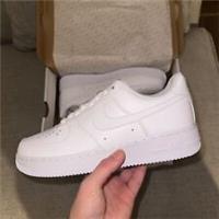 Nike Air Force 1 Low '07 White - Size 8.5 UK New - FREE UK NEXT DAY DELIVERY!