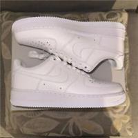 Nike Air Force 1 Low '07 White - Size 8 UK New - FREE UK NEXT DAY DELIVERY!