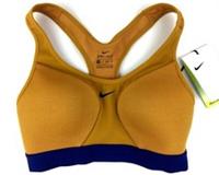 NIKE High Support Motion Adapt City Ready Sports Bra XS Size UK 6 - 8 Gold BNWT - XS Regular
