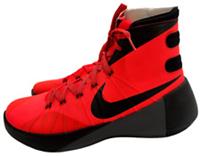 Nike UK 11 Hyperdunk 2015 Bright Crimson/Black-Dark Grey New In Box