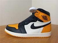 Nike Air Jordan 1 Retro YELLOW TOE TAXI BNIB Basketball Shoes Trainers UK 9.5