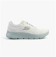 Skechers GO WALK FLEX Mens Activewear Lace-Up Trainers-White/Grey