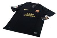 Barcelona Football T-Shirt Black Nike Boys Sportswear Top Sizes XS S M L