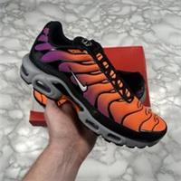 Nike Air Max Plus | Black Photon Dust Total Orange | Mens Size 9.5